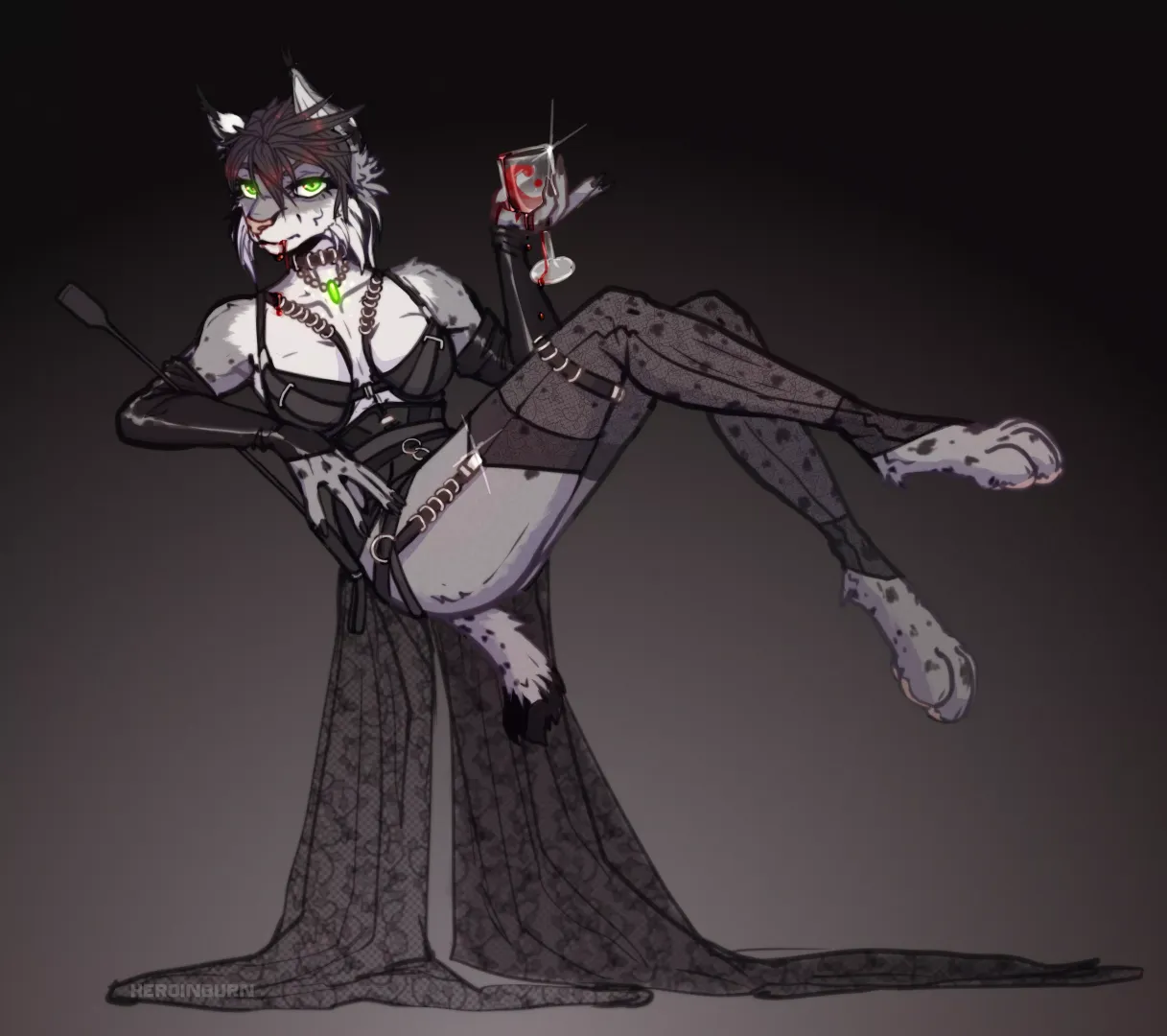 Vampire Mistress Lynx [F][Heroin-Burn] by MalloryCatto