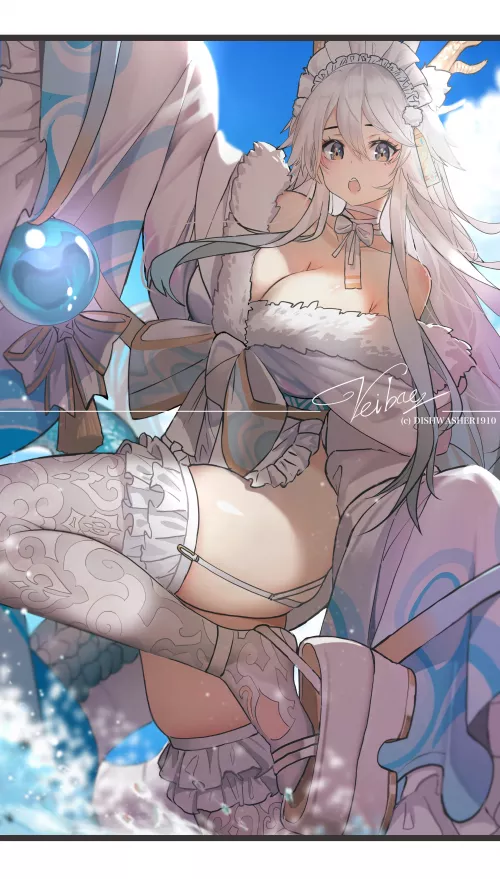 Veibae the dragon maid [Vtuber] (Bach Do) by Faoovo