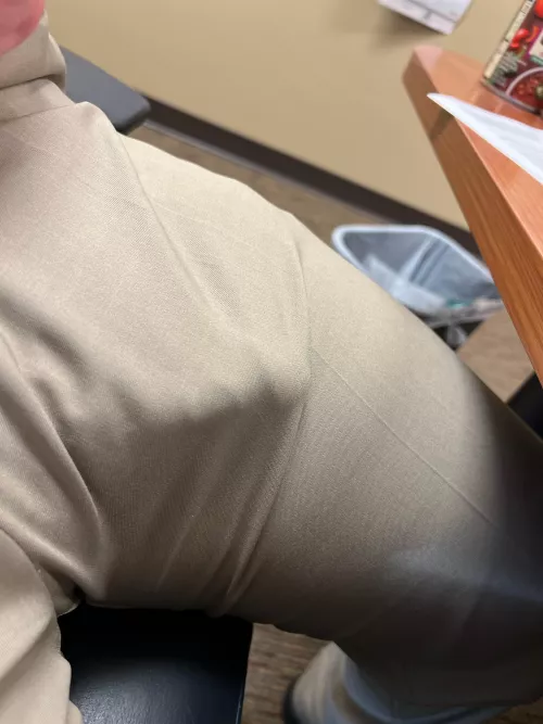 Veins showing through my pants by curved_member6