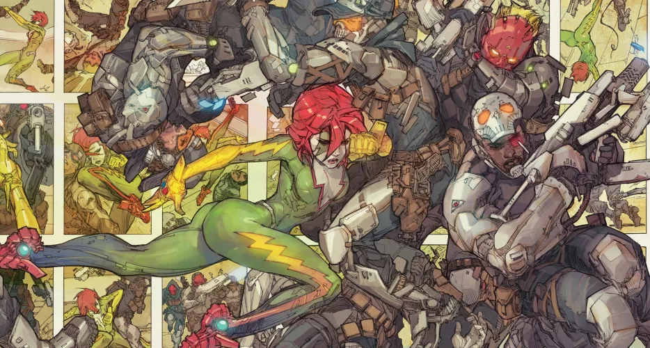 Velocity breaking in the Hunter Killer HQ [Velocity TPB][2016] by Independent_Bid_5465