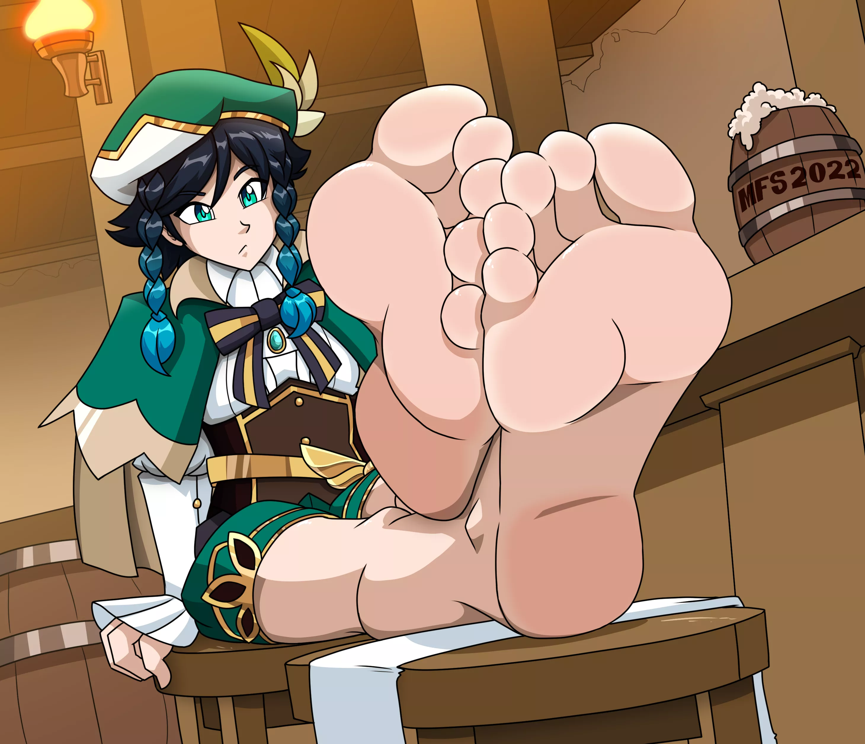 Venti Bringing In Customers (MostlyFunStuff) [Genshin Impact] posted by Lachryma_ud