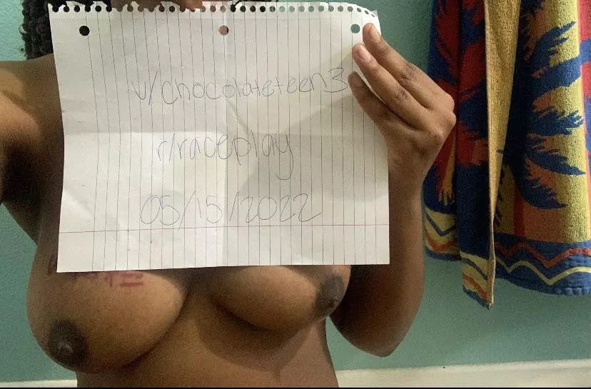 Verification posted by chocolateteen3