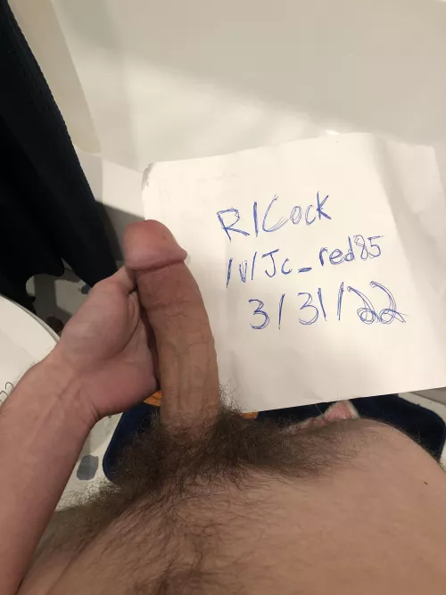 Verification for my cock (with the appropriate flair this time) by Jc_red85
