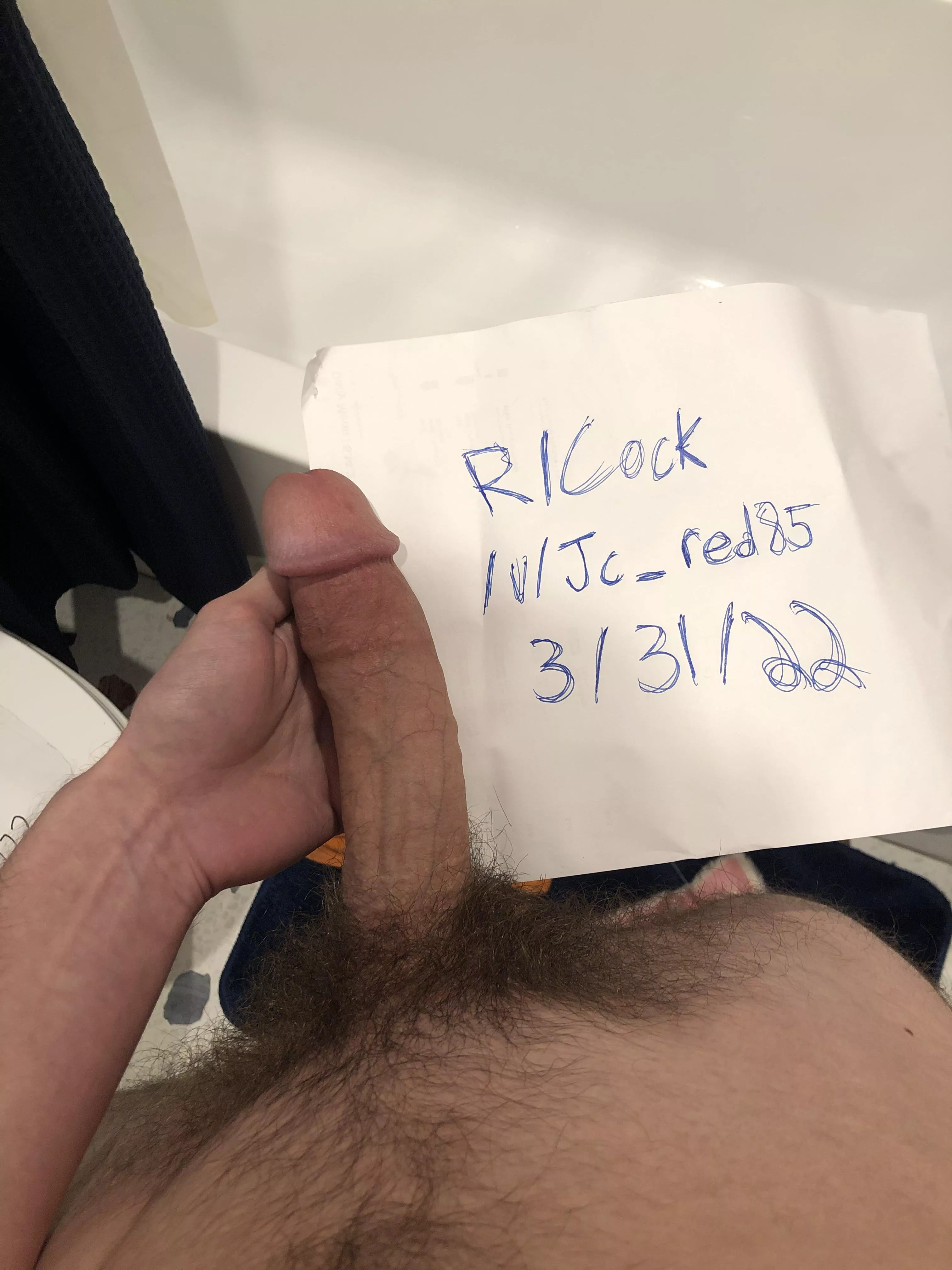 Verification for my cock (with the appropriate flair this time) posted by Jc_red85