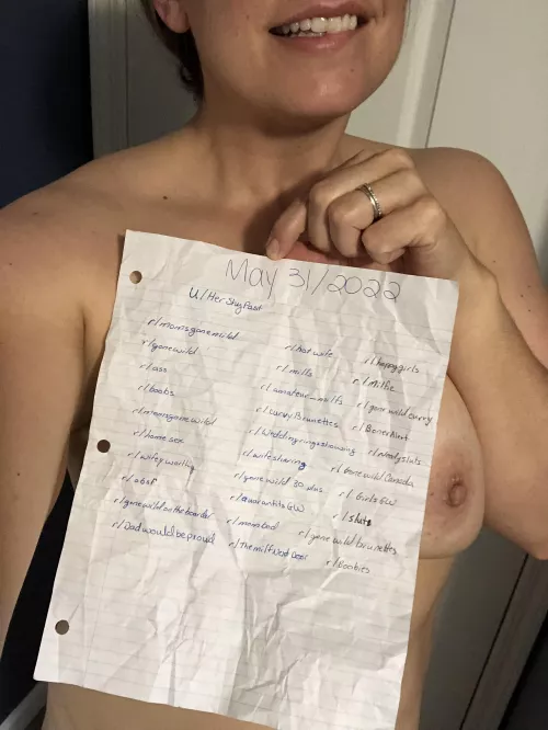 Veri[f]ication post for all my favourite subs, enjoy by HerShyPast