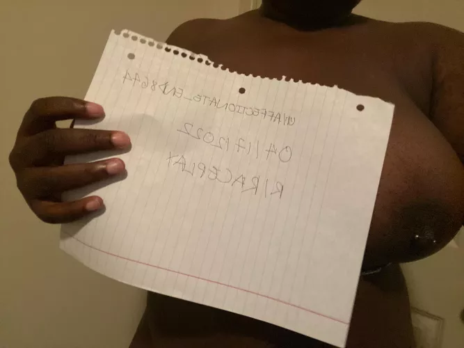 Verification post by Affectionate_End8644