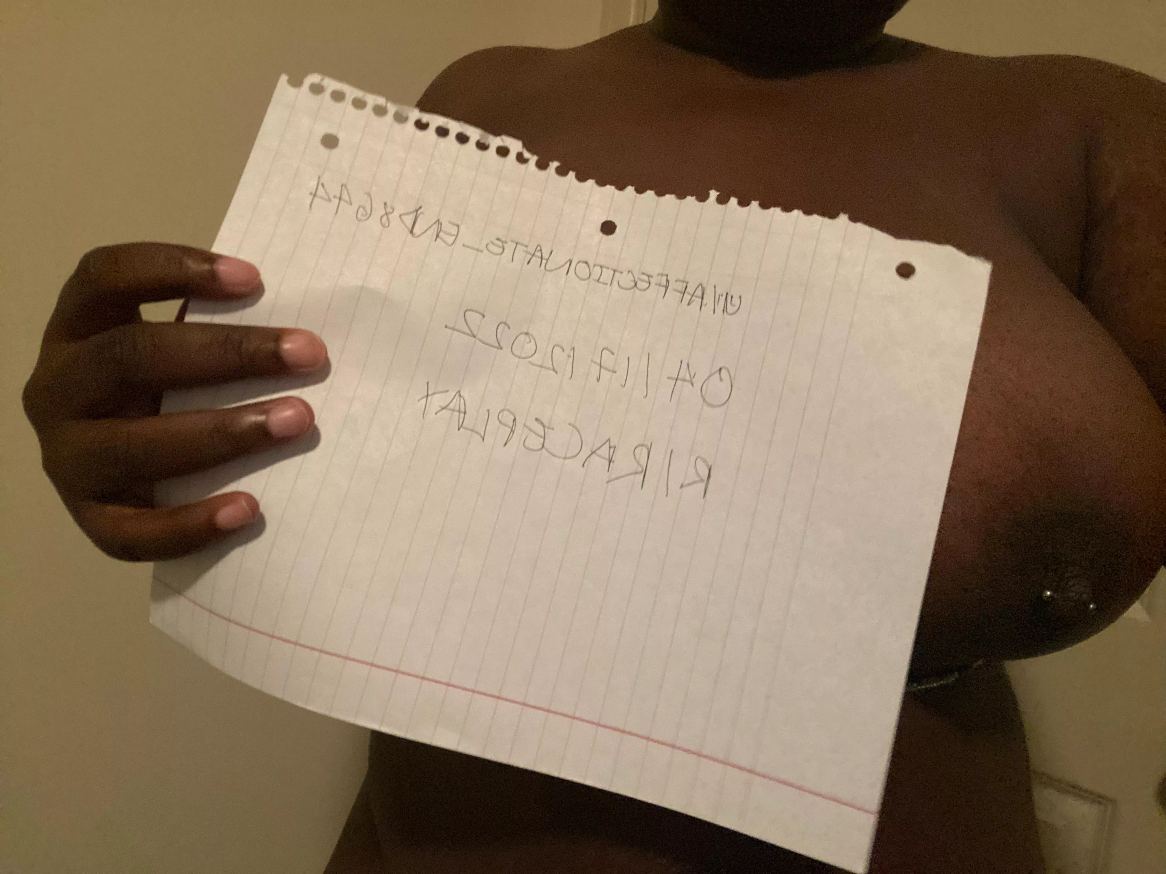 Verification post posted by Affectionate_End8644