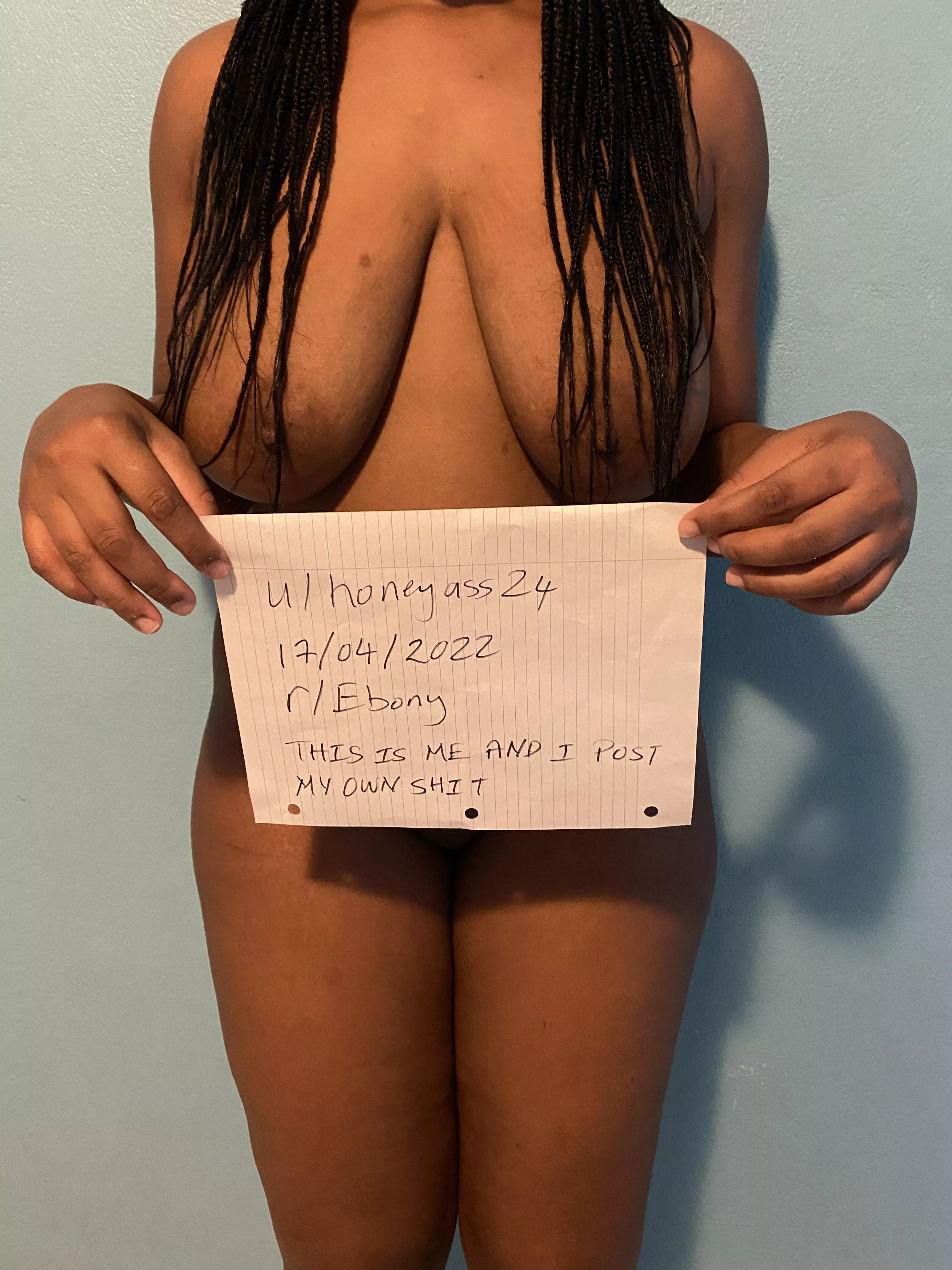 Verification posted by honeyass24