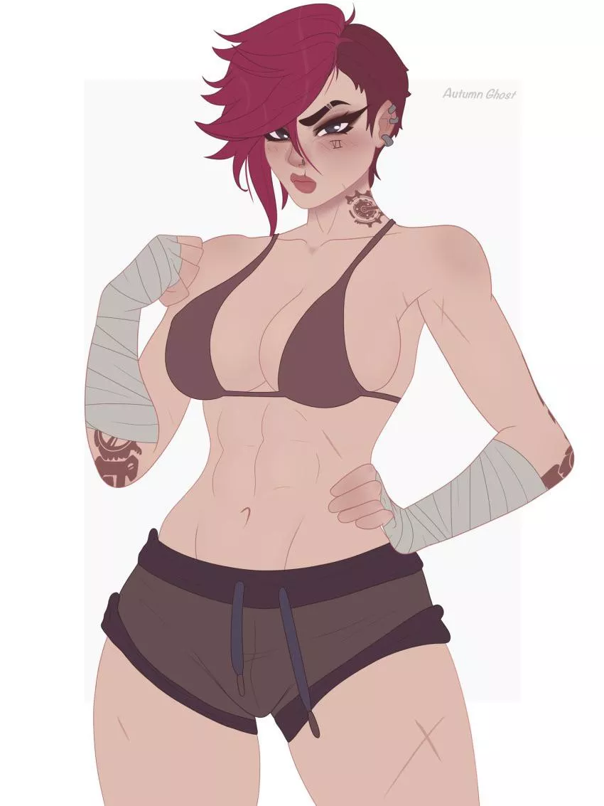 Vi is hot (Autumn Ghost) posted by MookusXD
