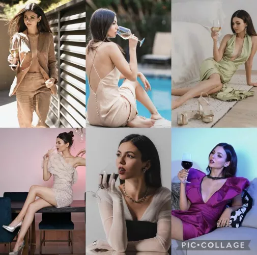 Victoria Justice’s wine-inspired outfits were godly by nsfwthrowaway8128