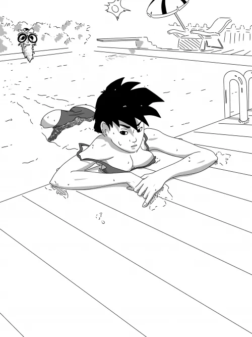 Videl’s afternoon (by Moufouette) by Halflife23