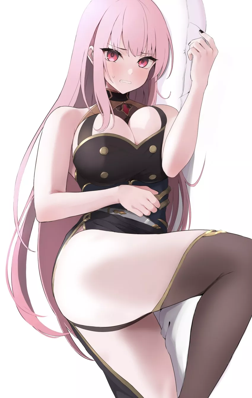 V-Tuber Thighs (mori calliope)[hololive] posted by SenpaiPostsHentai