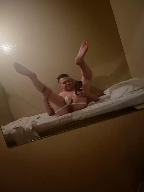 Waiting in my jock to get used at the bathhouse…would you guess I wear a jock when I get fucked to hide my 2.5in tiny dick? by subjaymes