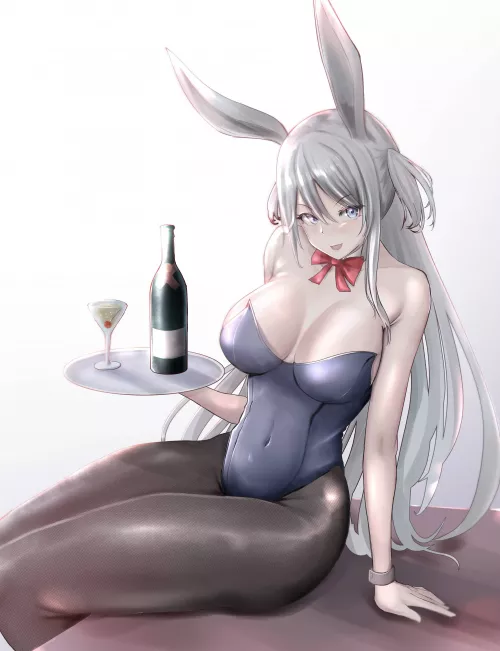Waitress Bunny Savage [Arknights] by CheetahSperm18