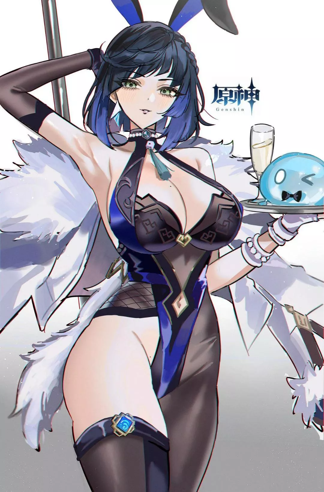 Waitress Yelan [Genshin Impact] posted by itsmetrixiee