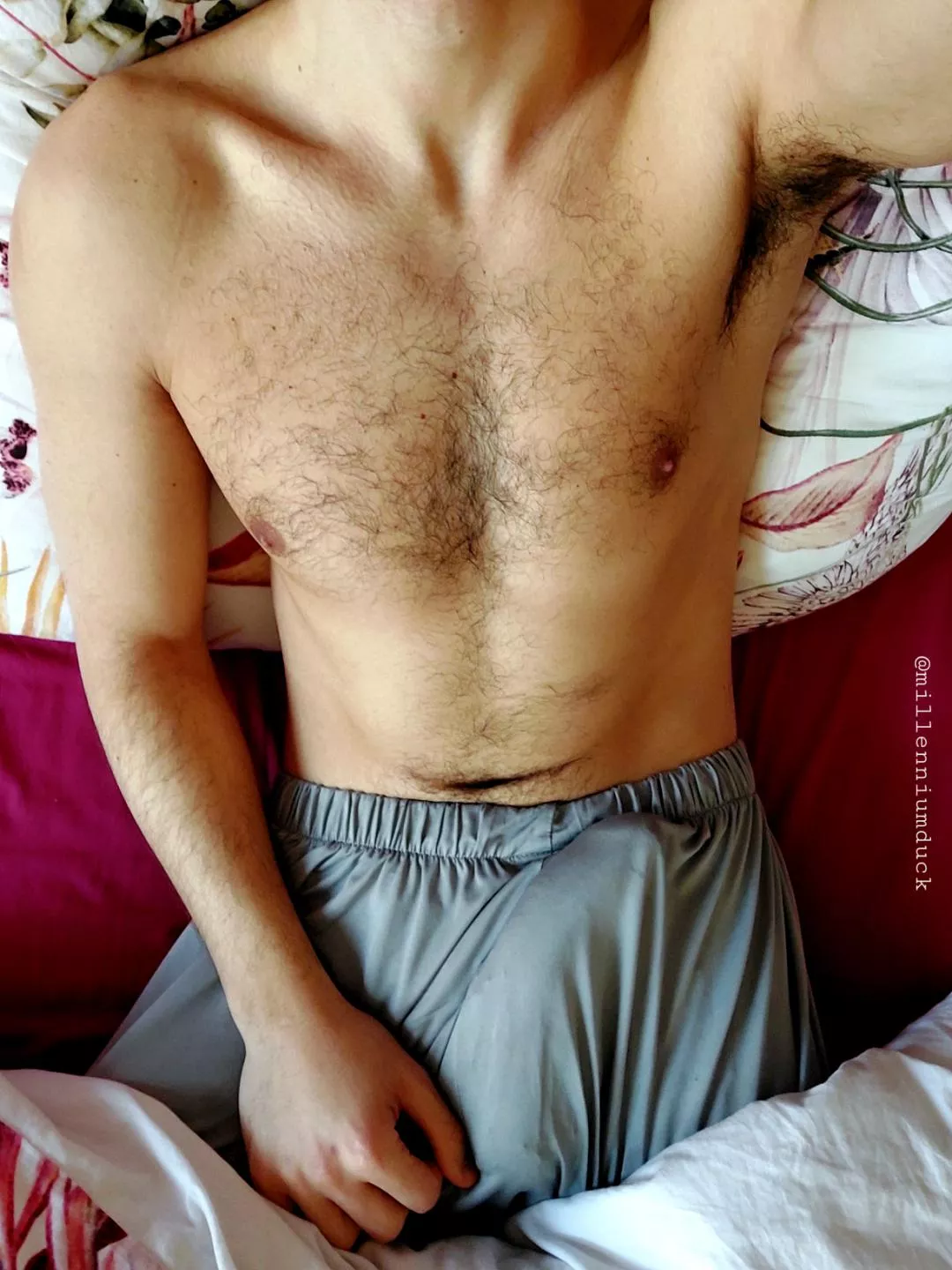 Waking up next to me.. what would you do? 😈 posted by Millennium_Duck