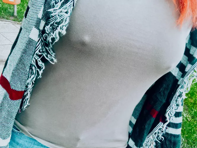 Walking my dog and my boobs😏 by viktorka08