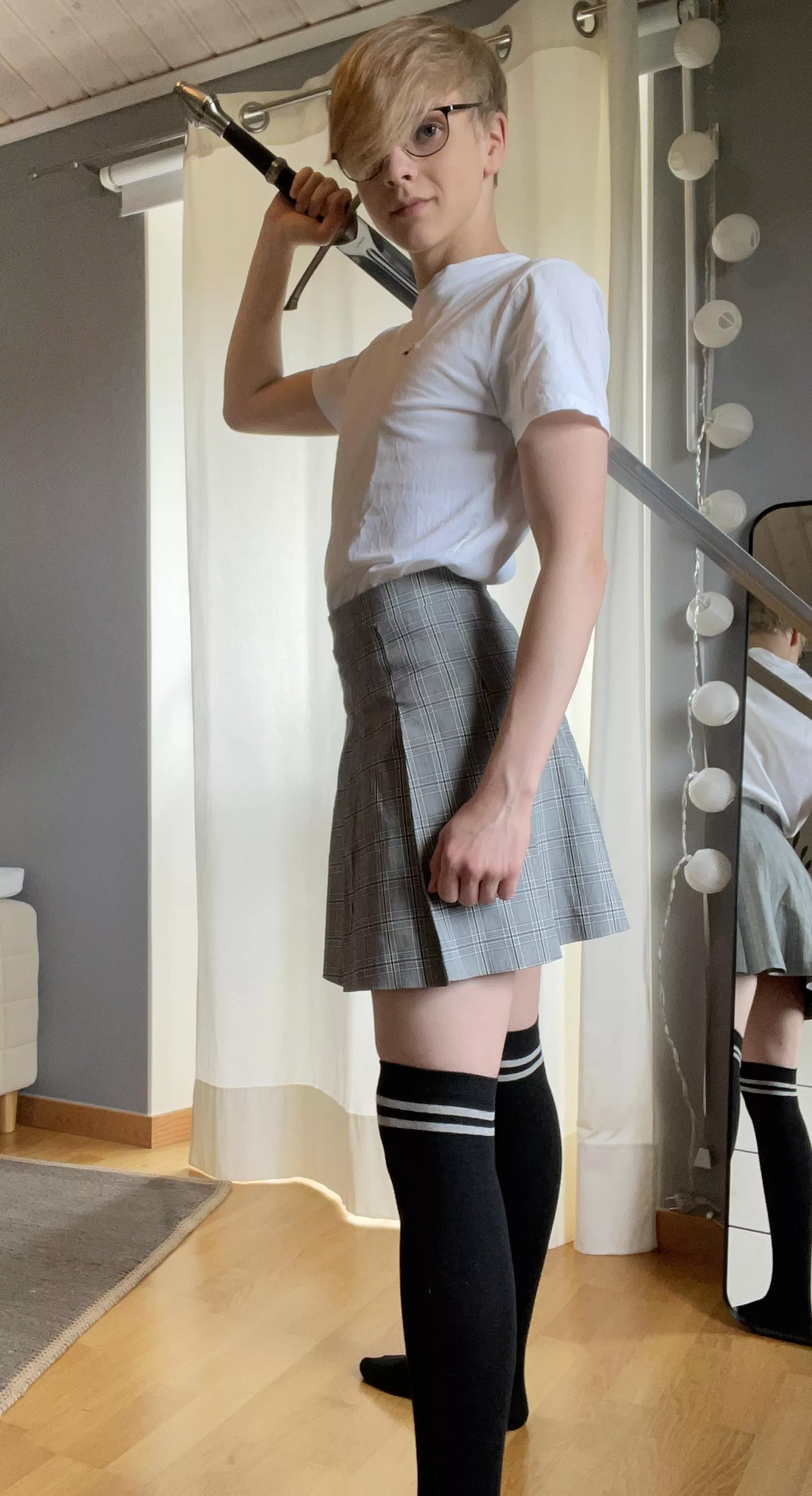 Wandering alone on femboy friday is dangerous traveler. Don’t worry, i’ll watch over you posted by FemboyAlexlol