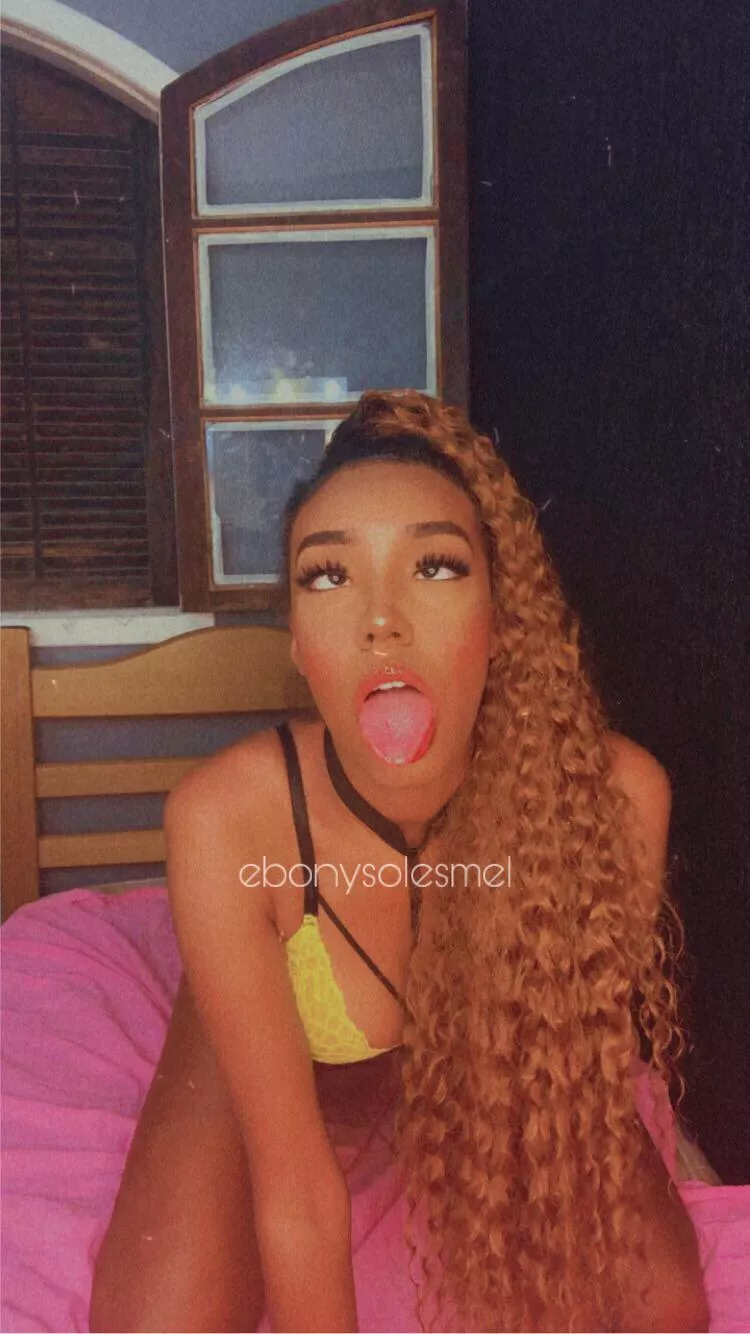 Wanna cum over & play with me? posted by ebonysolesmel