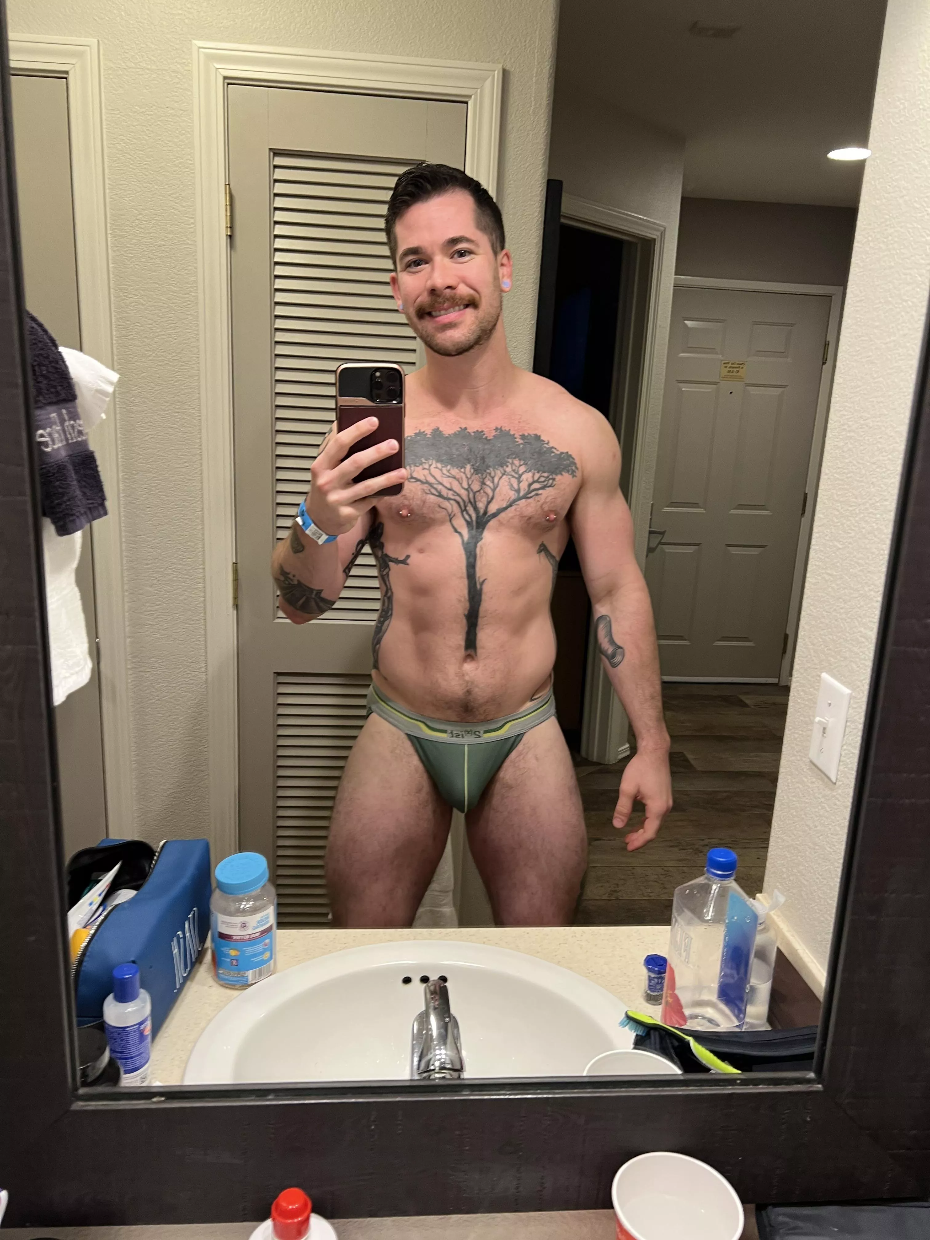 Wanna feel my bulge? posted by thatyogafvcker