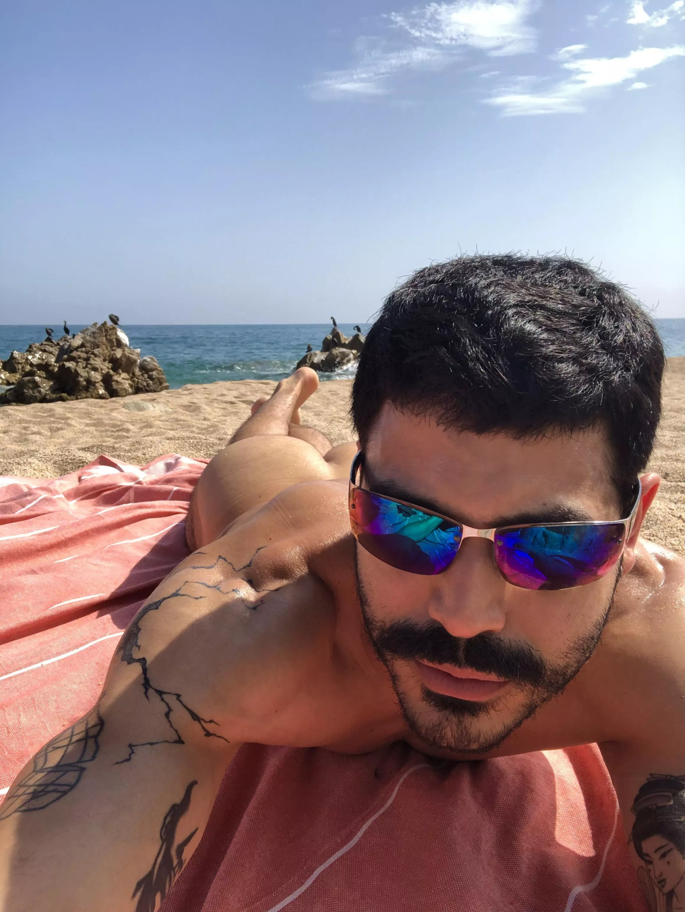 Wanna help me with the sunscreen? posted by sweethotlovers