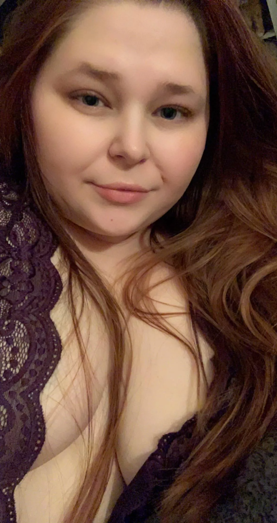 Wanna play with my hair? posted by mooreolyvia