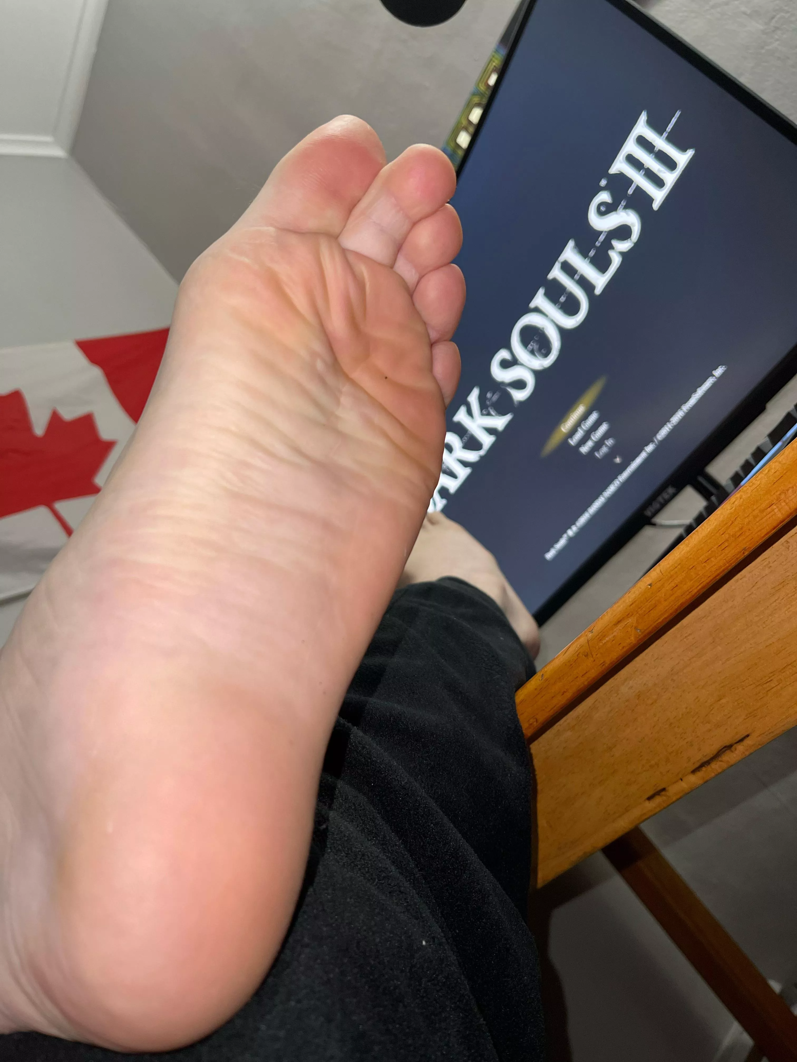 Wanna rub these with lotion while I play?? posted by WeirdWorldliness7846