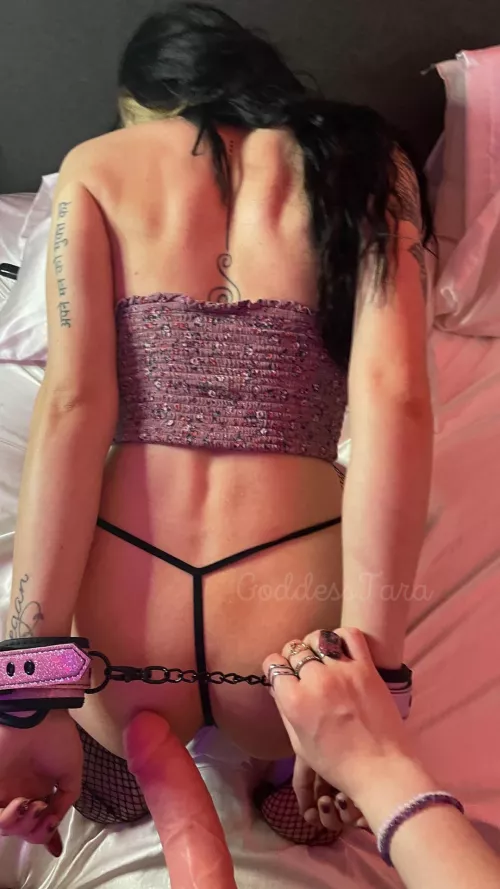 Wanna see me fuck this petite bitch with my big strap on? by Taramysterious