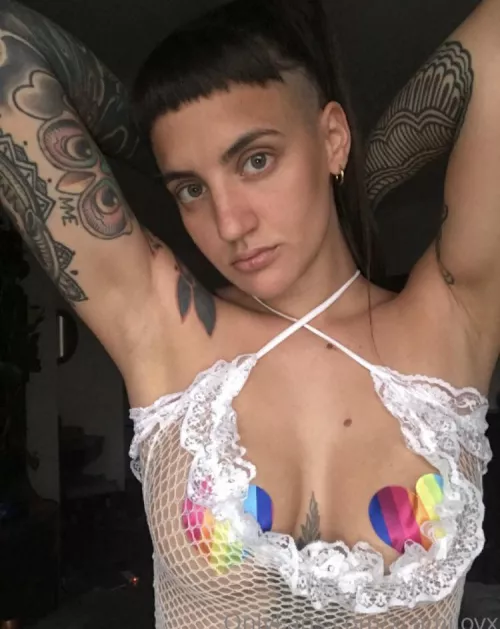 Wanna taste my adorable armpits ? 😋 by SoftyBrishit