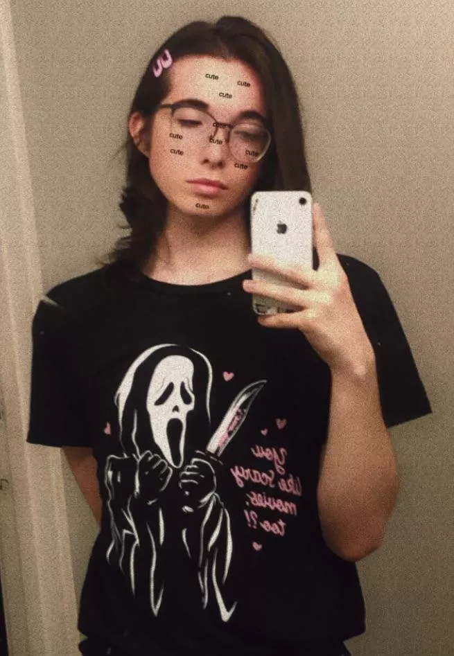 Wanna watch a scary movie? posted by Femboi-Cutiee