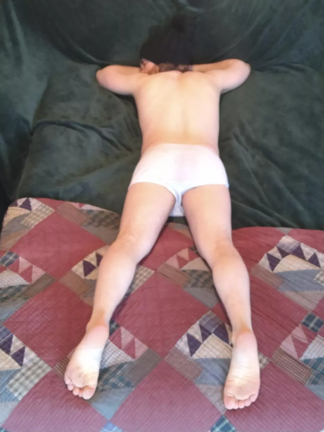 want to lick my feet while I doze? posted by Substantial_Time4921