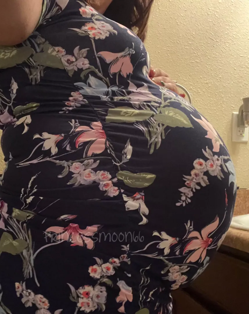 Want to see under my dress? 🤰🏻 by Milkymooon66