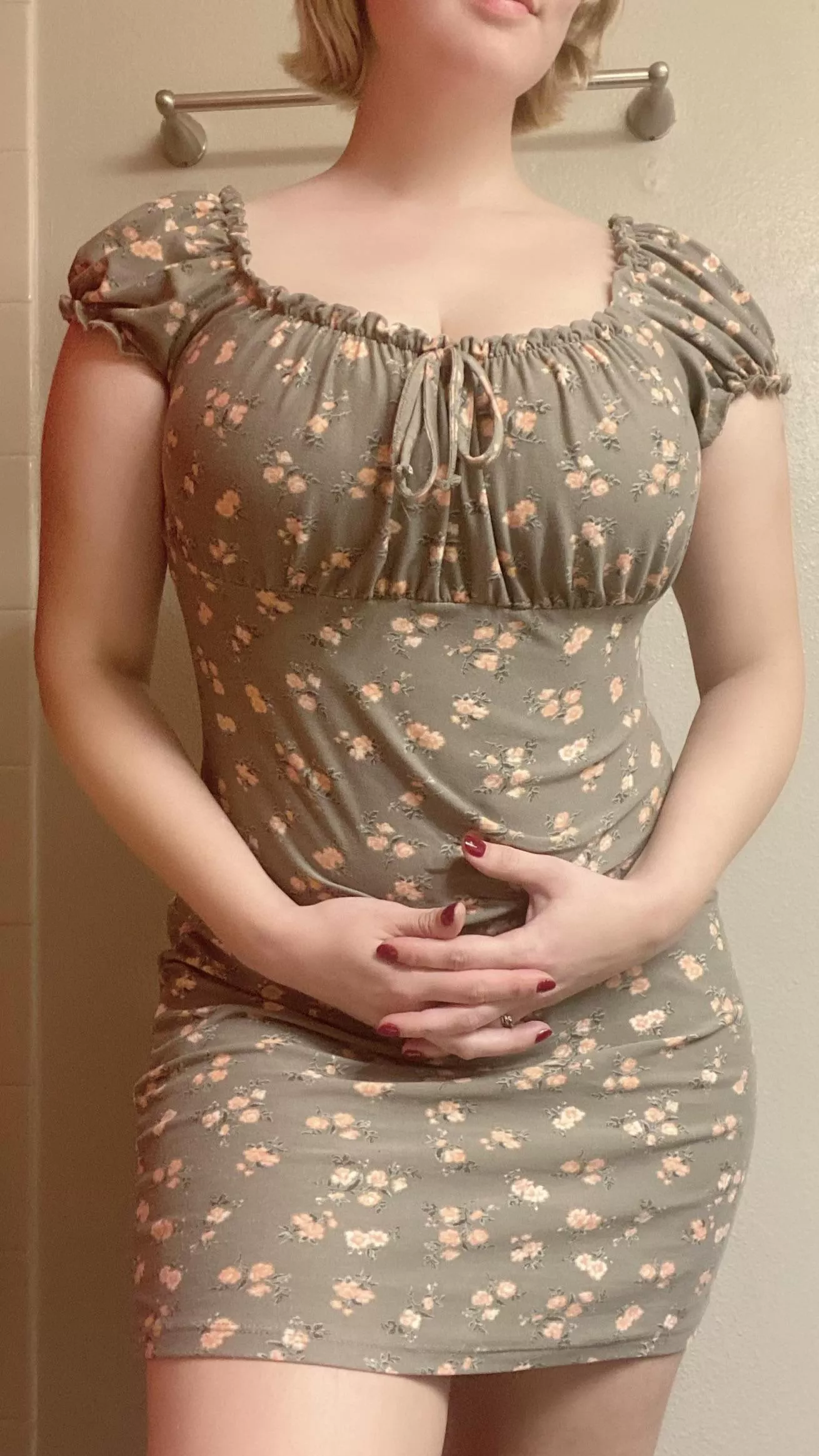 Want to see what’s under my cute little dress? posted by bunny-wife