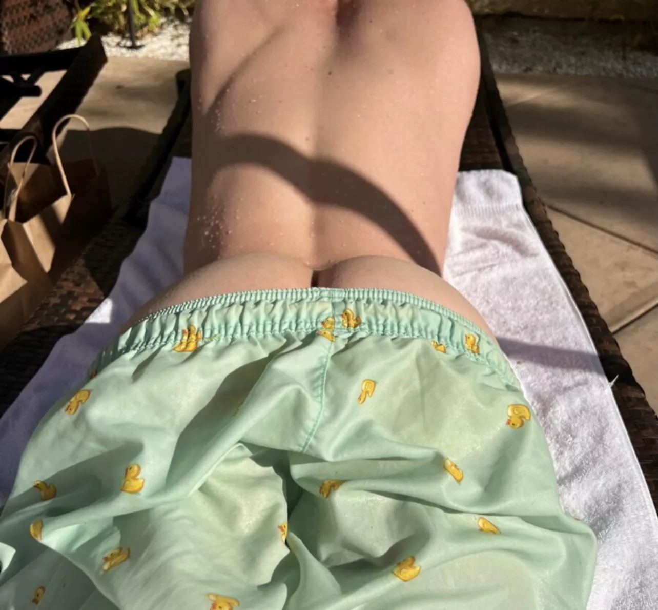 Want to spread my cheeks? 🤤 posted by Garcondejour