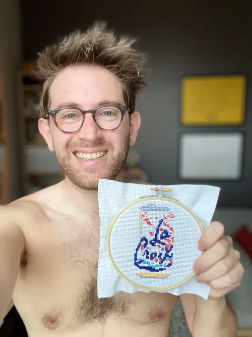 Wanted to try a new hobby 👵🏻 Work in progress! by homonormativity