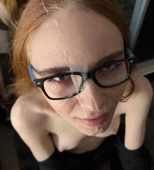 Warm and delicious🫦 Heard that boys love to see the cum on glasses , maybe someone wanna cover me more💦 by Due-Championship753