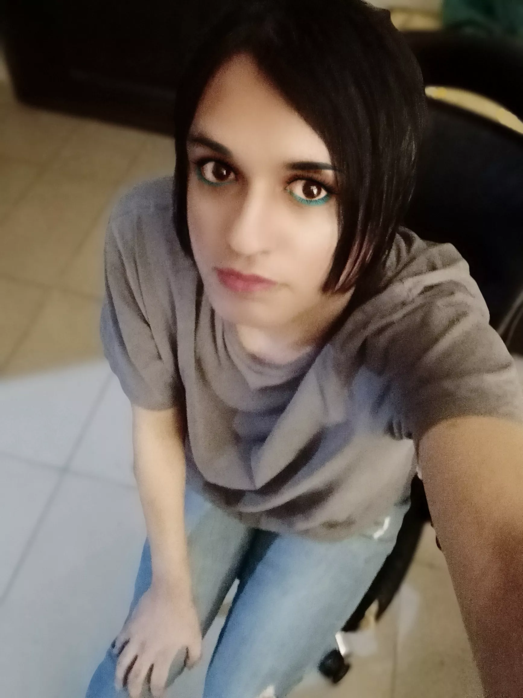 was experimenting with makeup colors!!! posted by Exciting-Ad3353