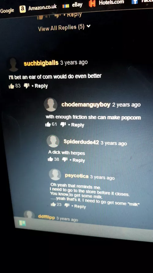 was exploring new categories out of boredom and found this gem by Hotveggiesoup