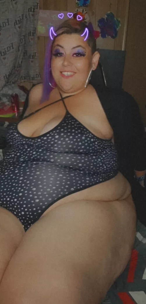 Was feeling myself. I'm big and beautiful! by justicemarie69