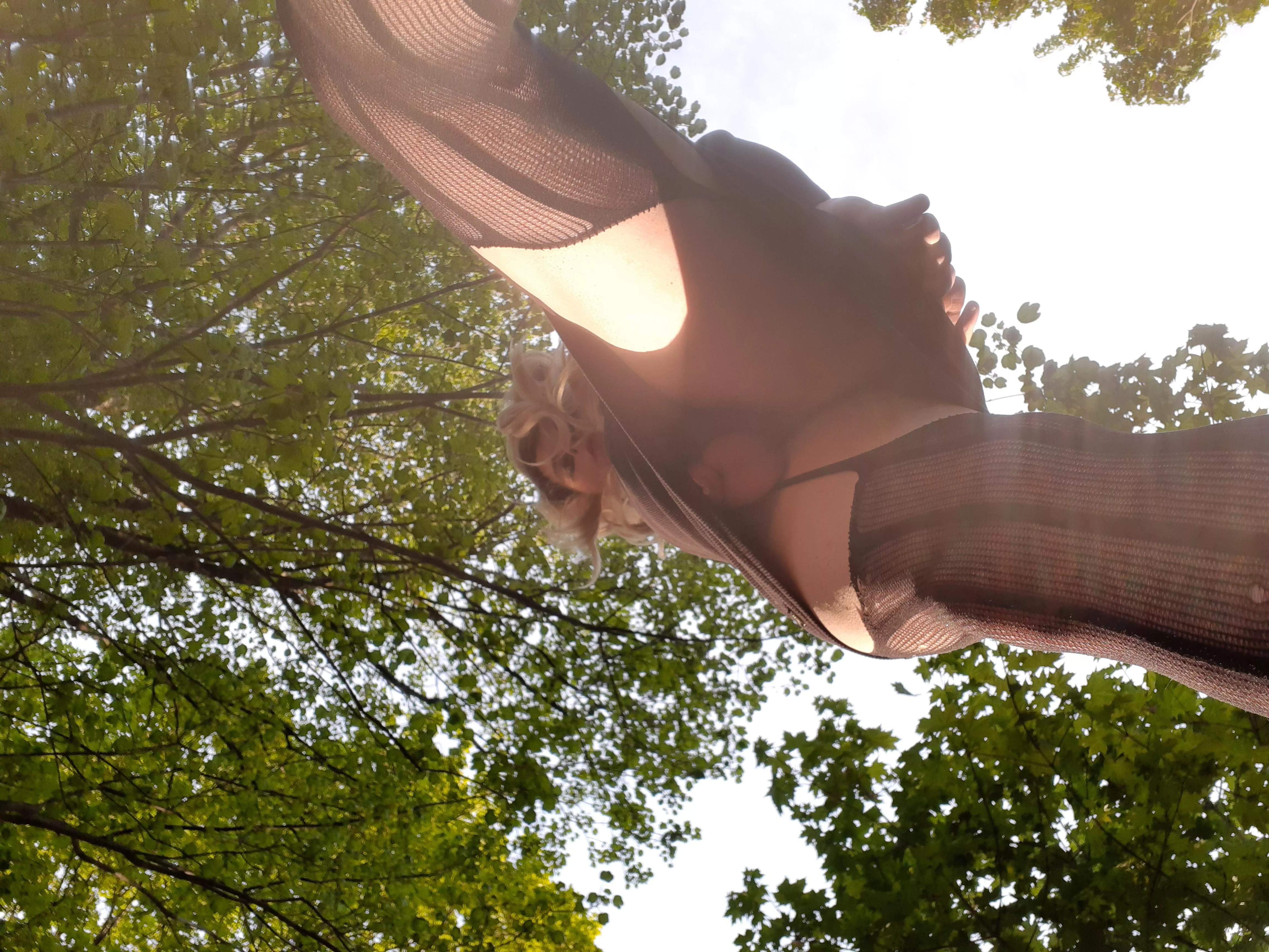 Was naughty outside 😏 posted by Luna_Nixie