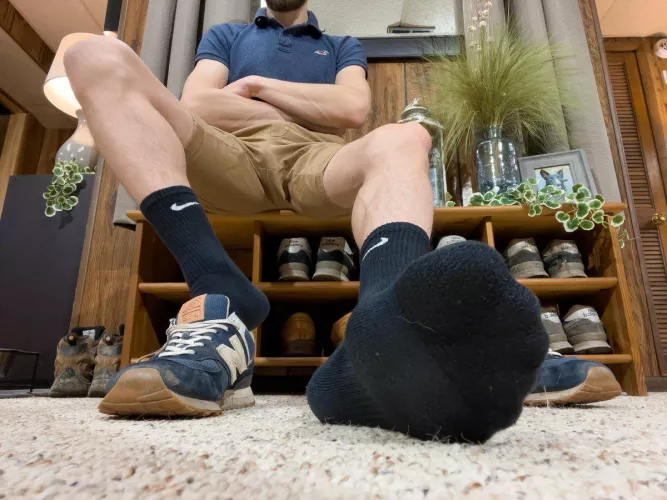 Was out all day in these, they were nice and warm and ready for a nose and mouth! 😉 by OfficialNikeSockFan