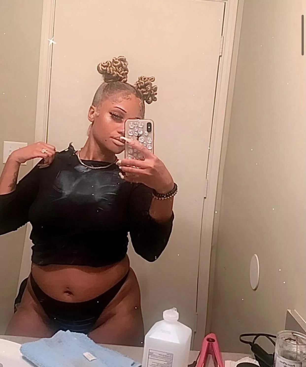 was told by a better to do my nappy n***** hair & post in my cheap undies 🥰 this fat ass of mines is getting bigger 😌 KIK// FineAssSub posted by FineGhettoSub