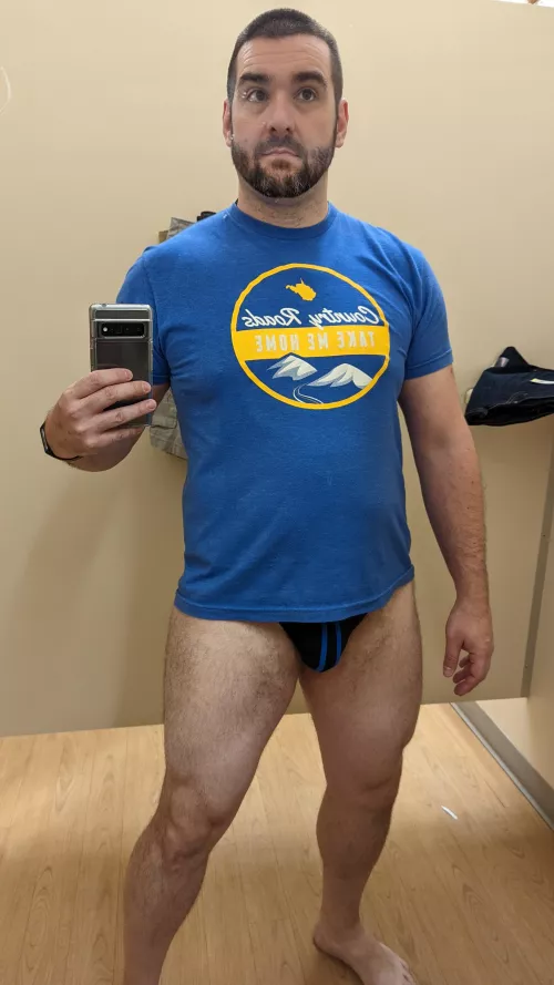 Was trying on new pants and thought you might want to see by selfishdecay