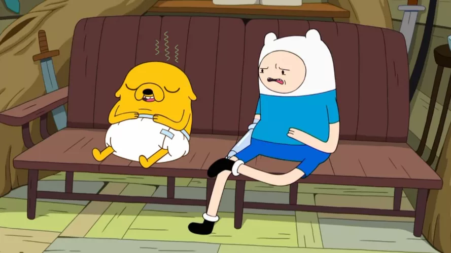 was watching Adventure Time with a load in my diaper when Jake decided to make a mess of his own xD by stopexisting