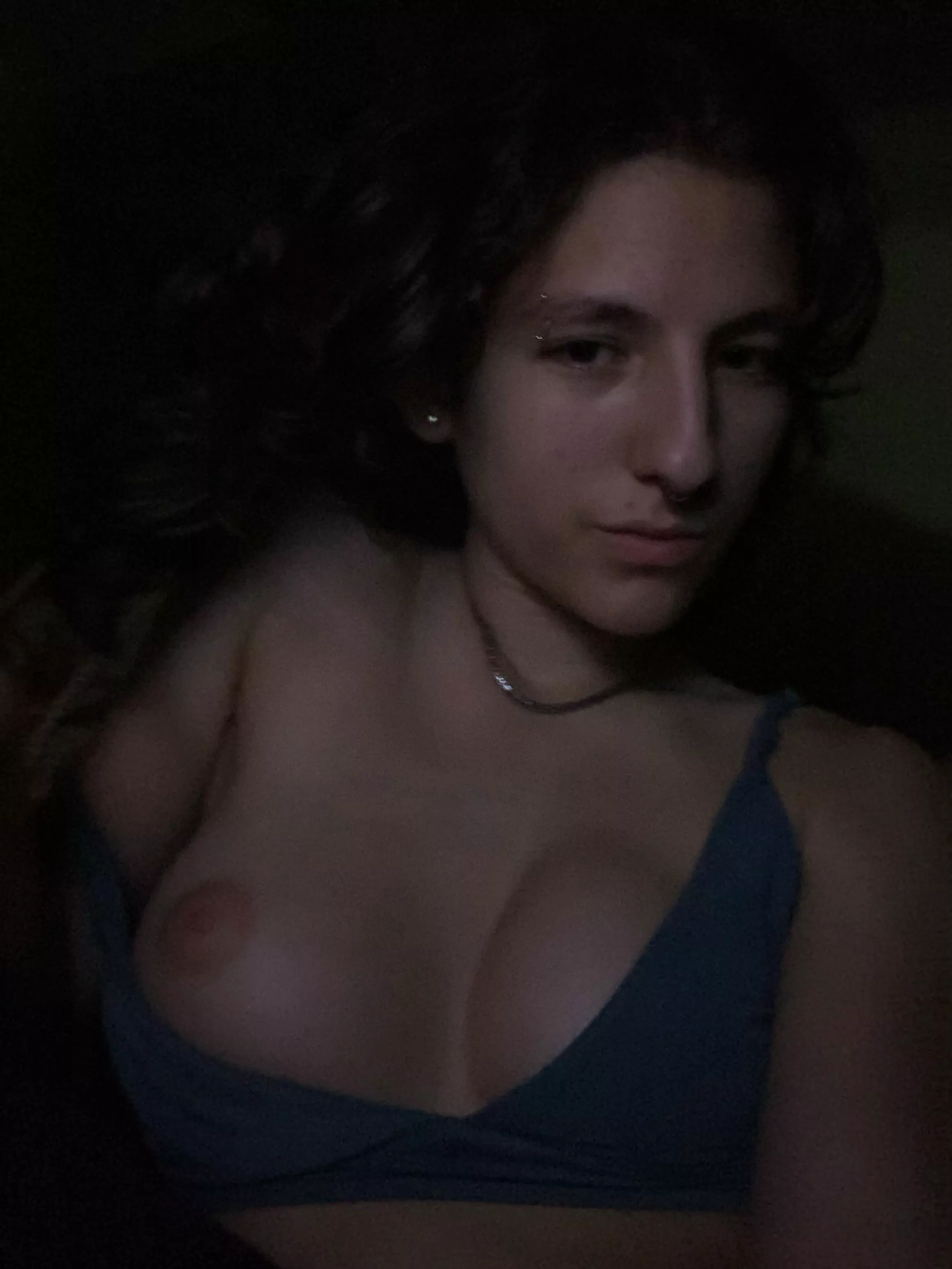 Watching a movie with my titties out posted by kitkat546