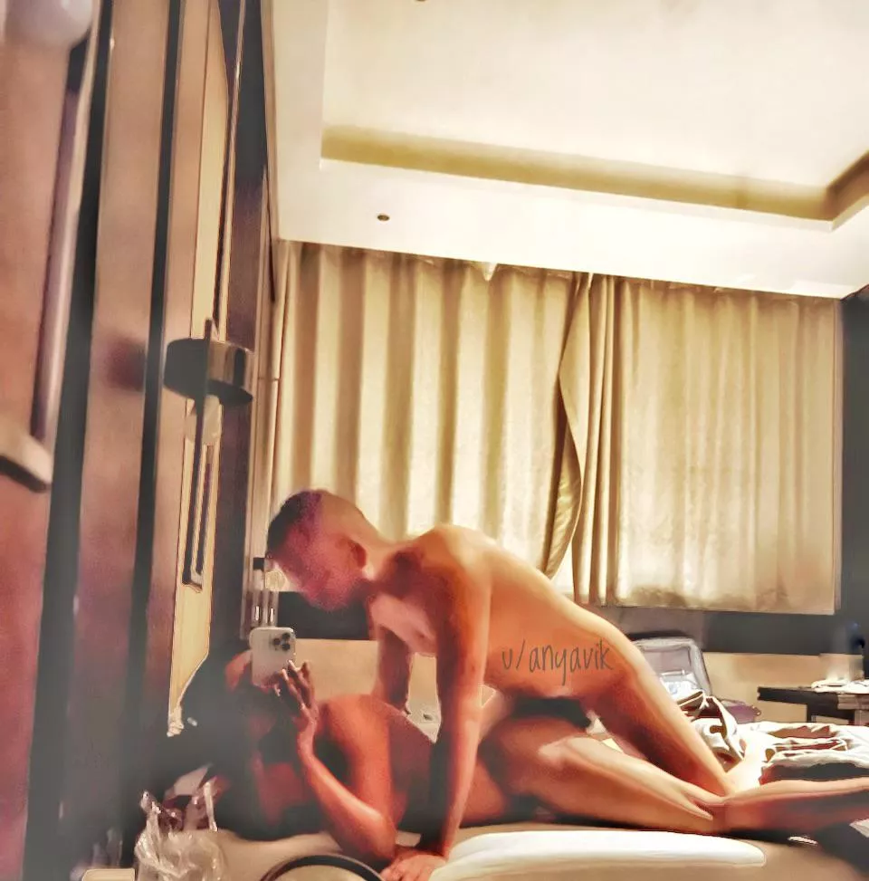 Watching us in the mirror turns me on ! [MF] posted by AnyaAvik