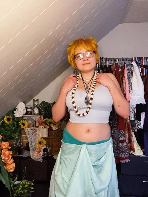 Water bender vibes by sunnytrashart