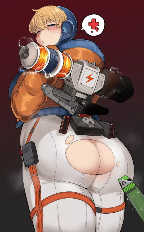 Wattson Battle Damaged Needing Healing (Chamchami ) [Apex Legends] by sequence_string