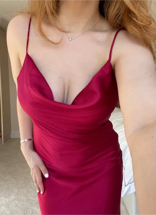 We leaving the dress on or would it look better on your bedroom floor? by oliviafleurxx