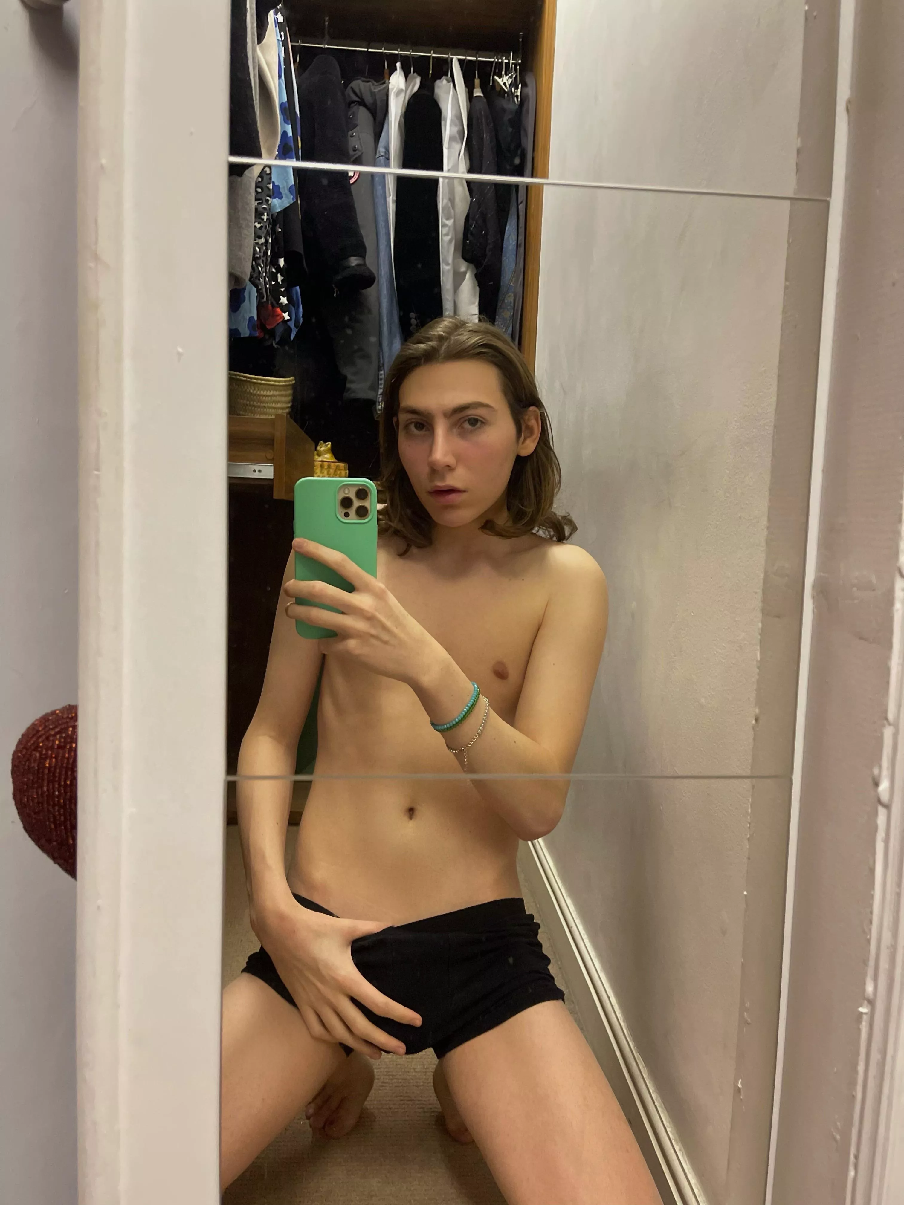 wearing boxers today 😋 posted by Garcondejour